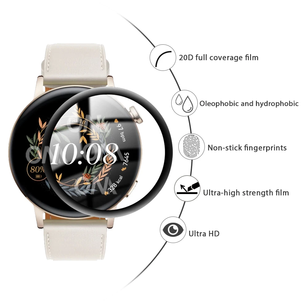 Защитная пленка для Huawei Watch GT 3 2 GT2 GT3 Pro 42 мм 43 46 Смарт-часы крышка аксессуары (не