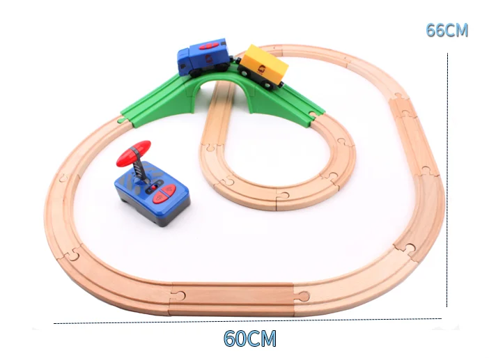 Аксессуары для деревянной дорожки разные стили магнитного грузовика