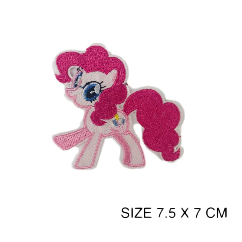 My Little Pony Horse Patch for Clothing Iron on Embroidered Sewing Applique Cute Sew on Fabric Badge DIY Apparel Accessories image 4