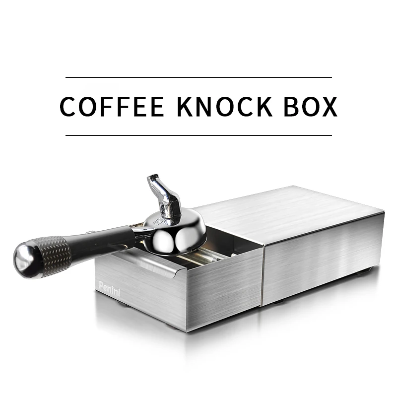 Новая коробка для сброса кофе из нержавеющей стали эспрессо с ящиком шлак не