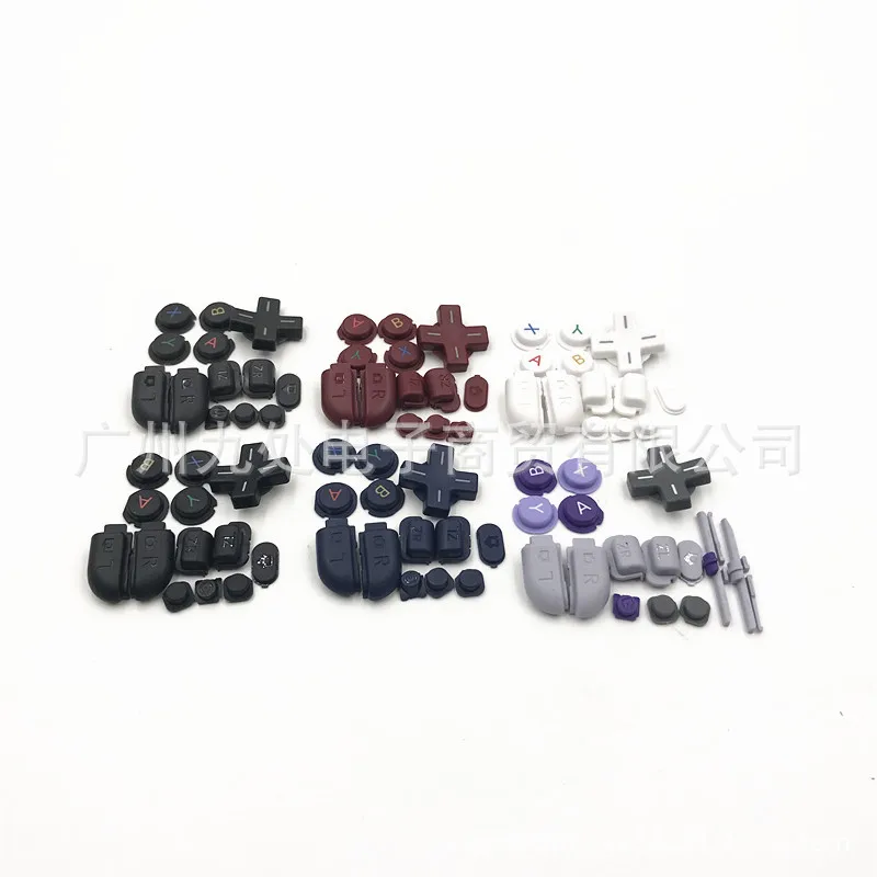 Лидер продаж Оригинальные кнопки для Nintendo New 3DS XL LL Black R & L ZR ZL запчасти D Pad ABXY Home