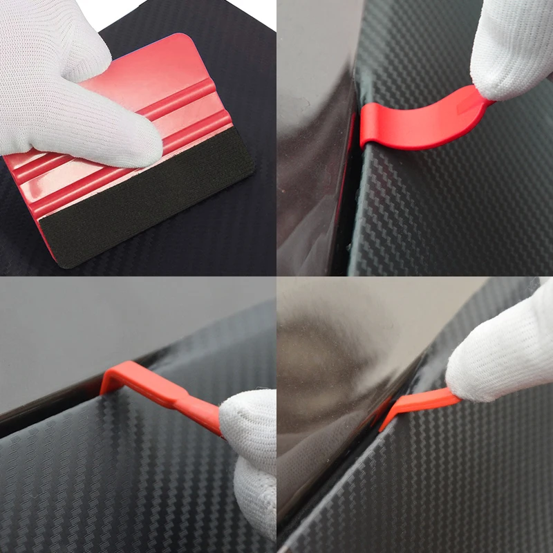 

13pcs Car Vinyl Film Wrapping Tools Car Sticker Film Scraper Kit Auto Felt Squeegee Scraper Set Knife Decal Plaste Accessories