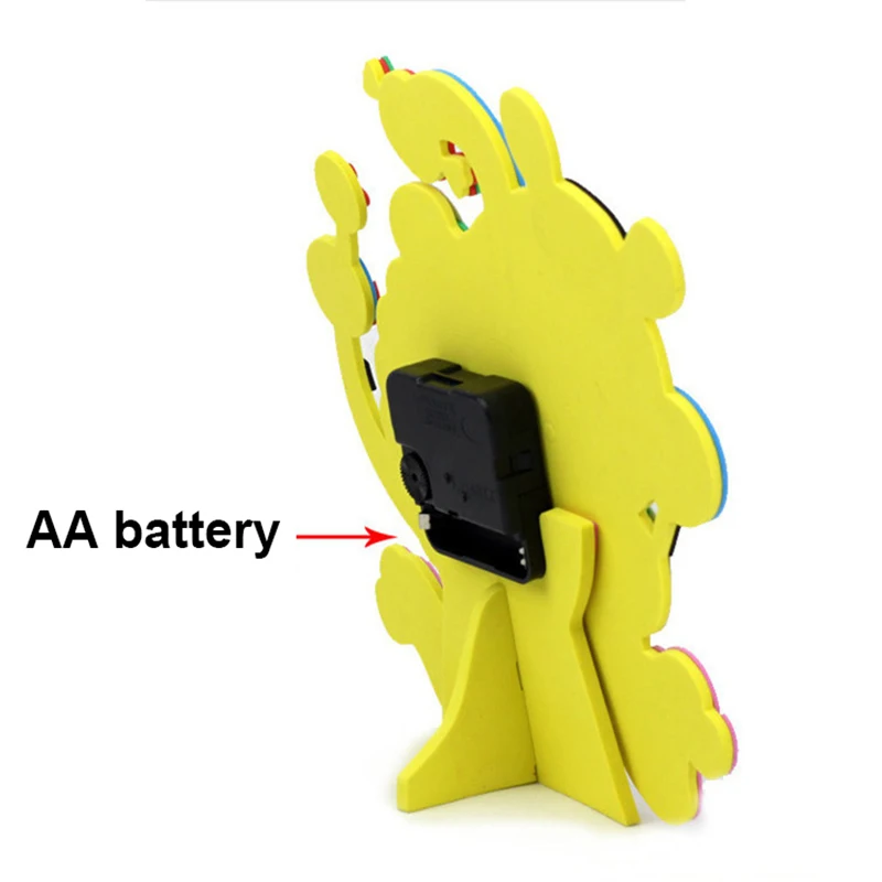 Декоративно-прикладное искусство игрушки сделай сам Мультяшные часы из ЭВА