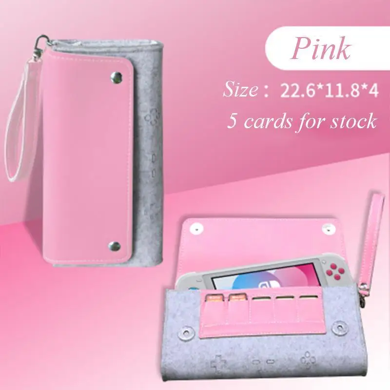 Тонкий Дорожный Чехол для хранения защитный чехол с 5 играми держателями карт