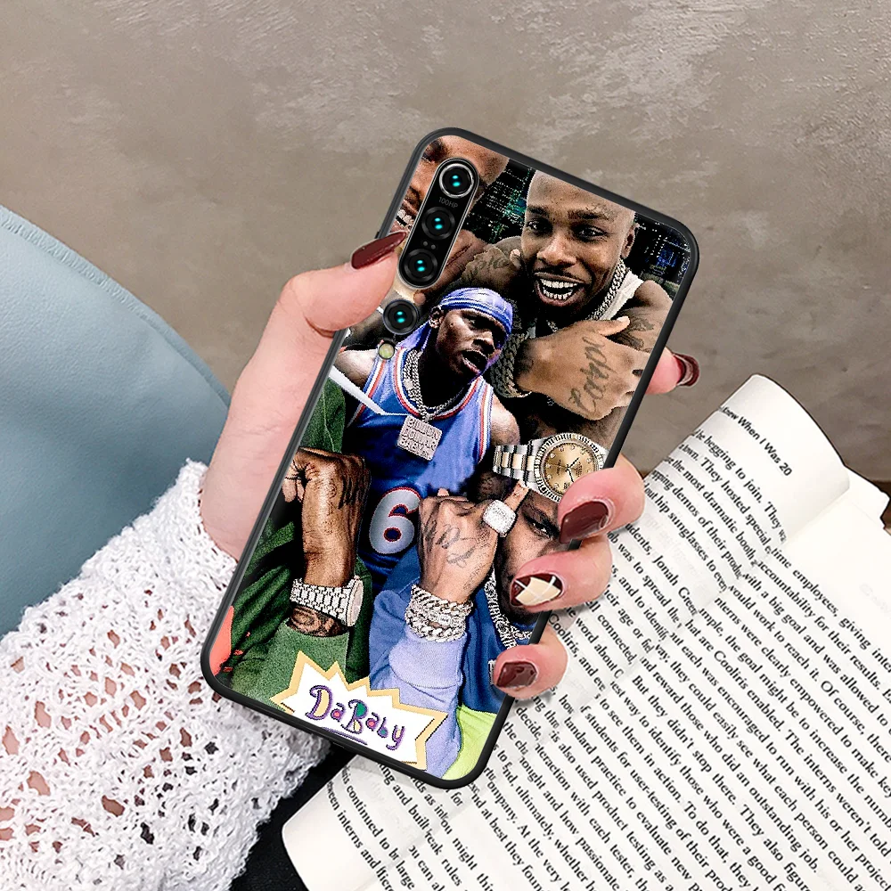 

dababy da baby rapper Phone Case For Xiaomi Mi Note 10 A3 9 MAX 3 A2 8 9 Lite Pro Ultra black Funda Pretty Shell Silicone Coque