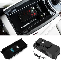 for mercedes benz new c glc class c200 c180 glc250 w205 mobile phone wireless charging armrest box storage sundries packing box