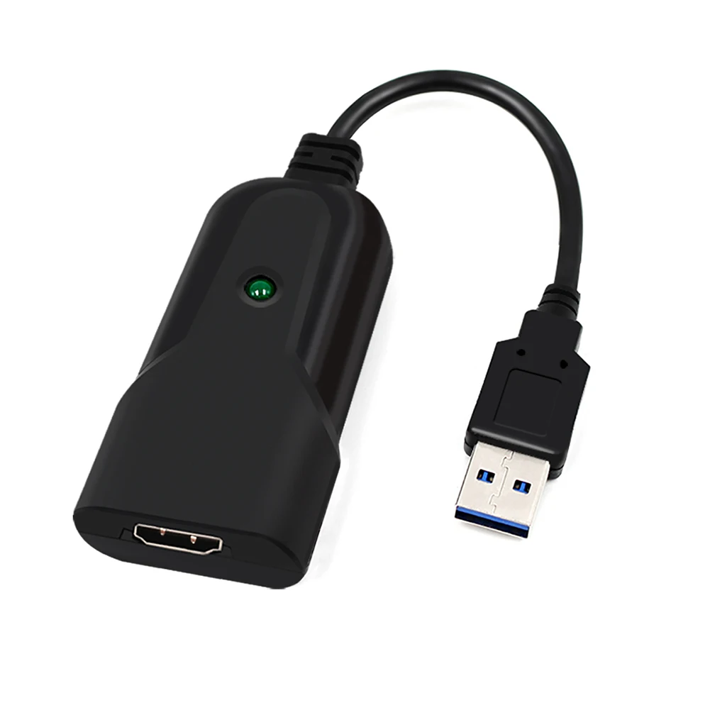 USB-Карта видеозахвата 1080P/60fps HDMI-USB адаптер игровая Карта для Windows/Mac портативный