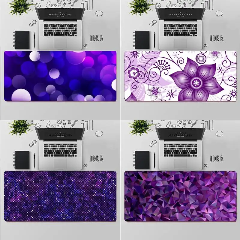

ZOROXU Top Quality Purple beautiful design Rubber PC Computer Gaming mousepad table Rug PC Laptop Notebook Rubber Wholesale Mat