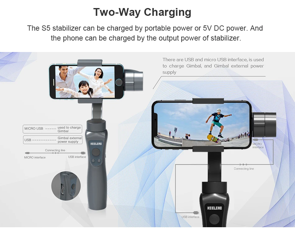 Карданный стабилизатор 3 оси ручной смартфон портативный стабилизатор для iPhone Xs Max X 8 Plus SE samsung Экшн-камера