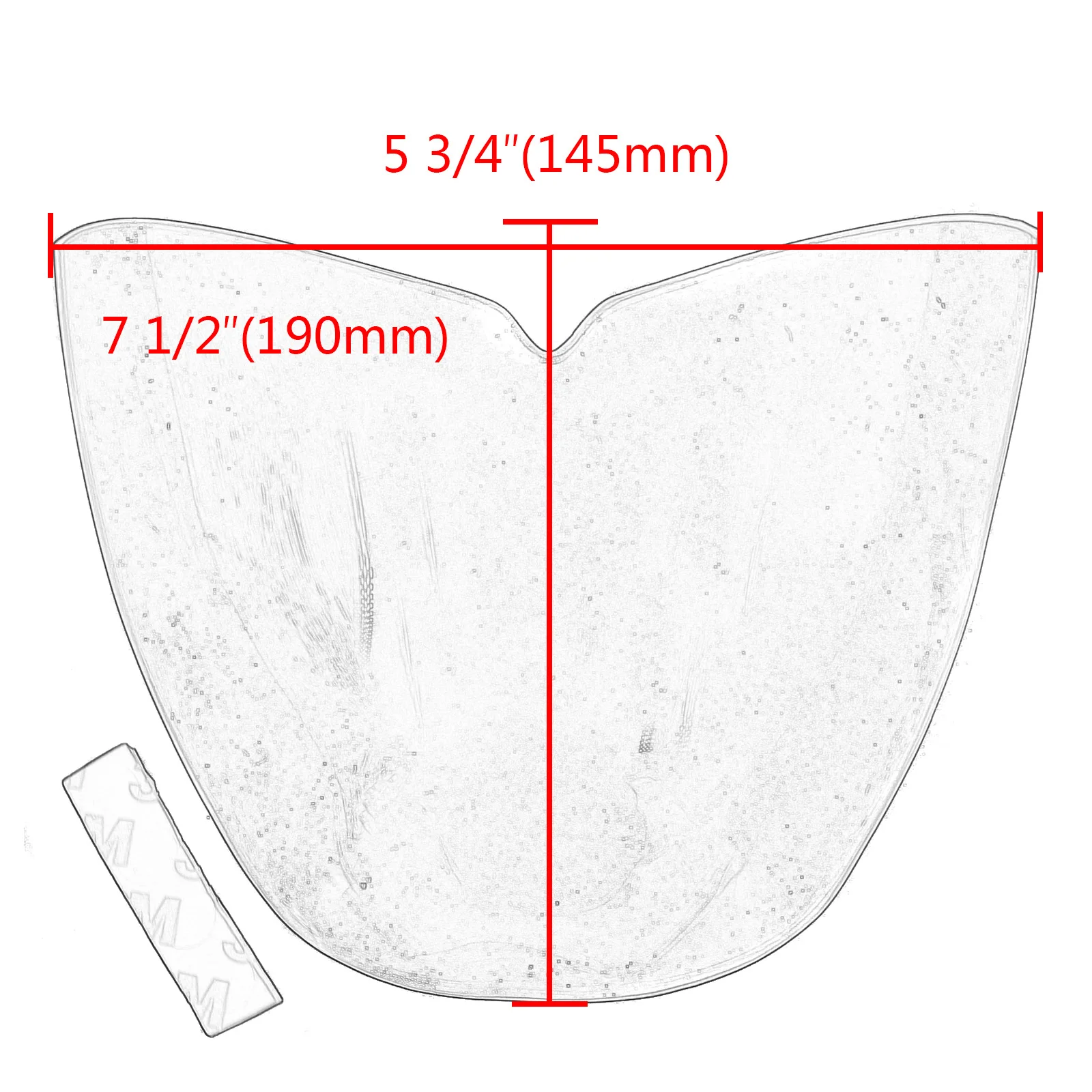 

It is suitable for Yamaha mt03 mt-03 15-19 to refit the protective sheet, protective cover and anti flower cover of headlamp