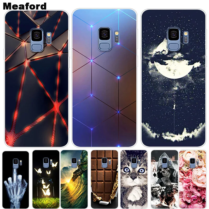 Для Samsung Galaxy S9 S10 S8 Plus Note 8 9 чехол Мягкая силиконовая задняя крышка для телефона S10e