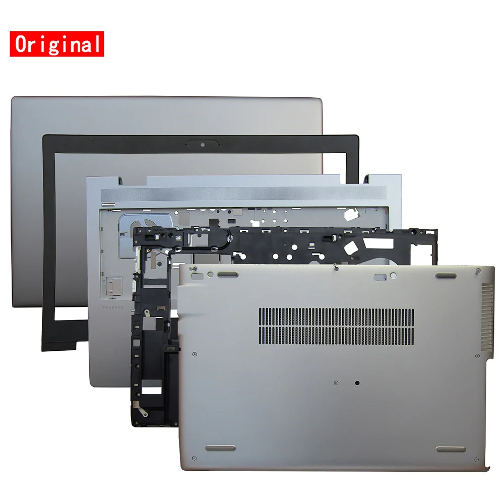 

New Laptop Shell For HP Probook 650 G5 LCD Rear Lid Back Top Case Front Bezel Palmrest Bottom Case Cover L58724-001 L58719-001