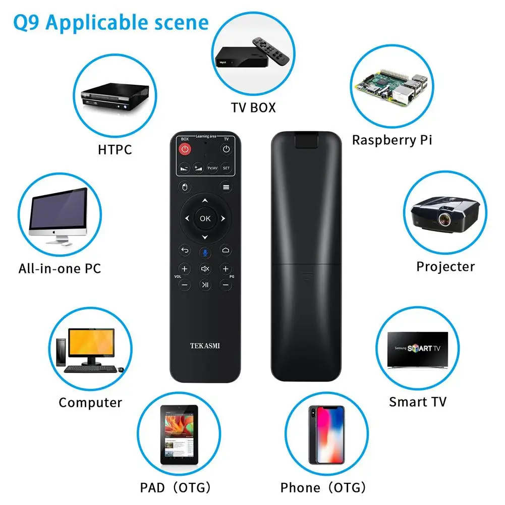 Портативный 6-ключ инфракрасный обучения Летающий Мышь дистанционного