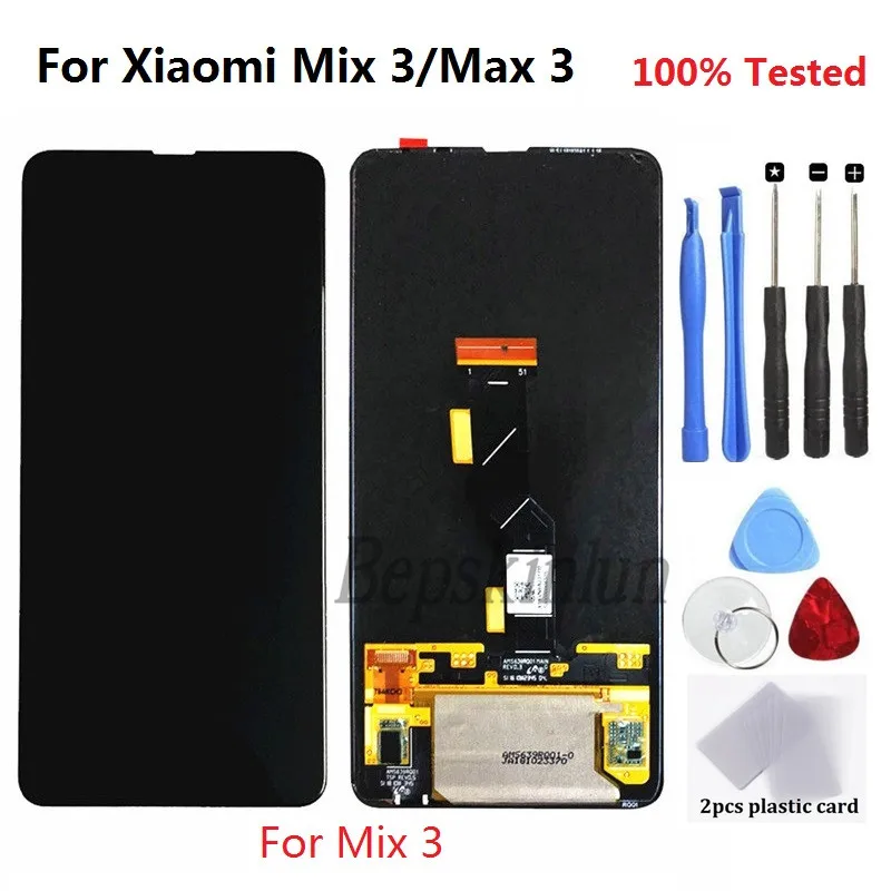 ЖК дисплей Bepskinlun для Xiaomi Mi Mix 3 Max сенсорный экран с дигитайзером в сборе сменный MI