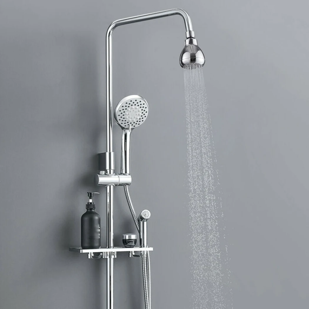 

High Pressure Shower Head 3 Inch Polished Chrome Rainfall Connector 2.5 gallons