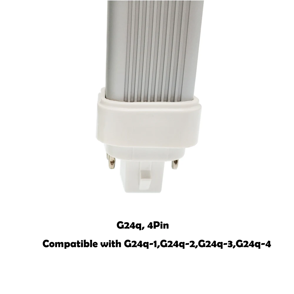 G24Q 4-контактный светодиодный plc светильник 9 Вт Светодиодный светильник PL G24q-1 G24q-3 CFL замена CE по ограничению на использование опасных материалов в производстве 110V 120V 230V горизонтальный светодиодный лампы светильник