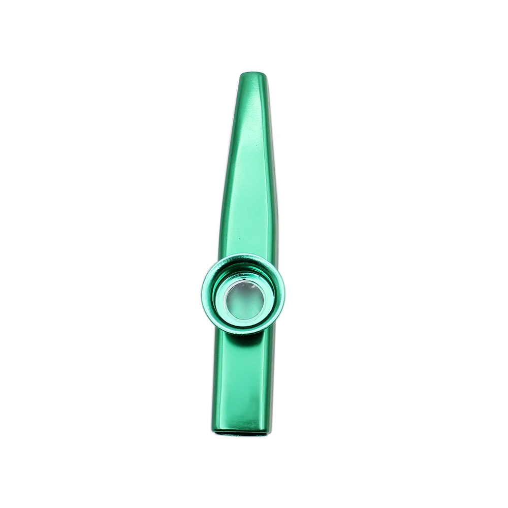 Простой дизайн легкий kazoo алюминиевый сплав металл для гитара музыкальный инструмент для любителей музыки 12*2,5 см 6 цветов дополнительно