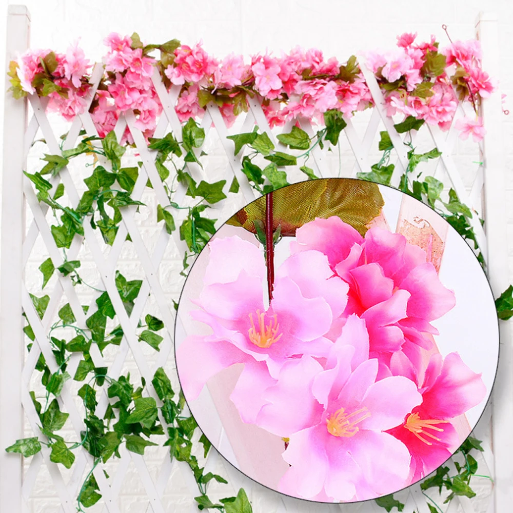 210 шелк Сакура вишни лоза Львы свадебное украшение арки макет домашний вечерние