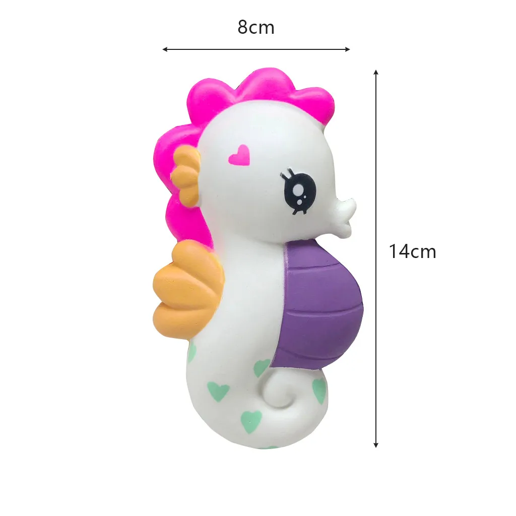 

Clammy Slow Rising Slow Bounce Seahorses Animal Doll Decompression Toys Fidget Toys New Antistress Squishy Stress Relief Toy