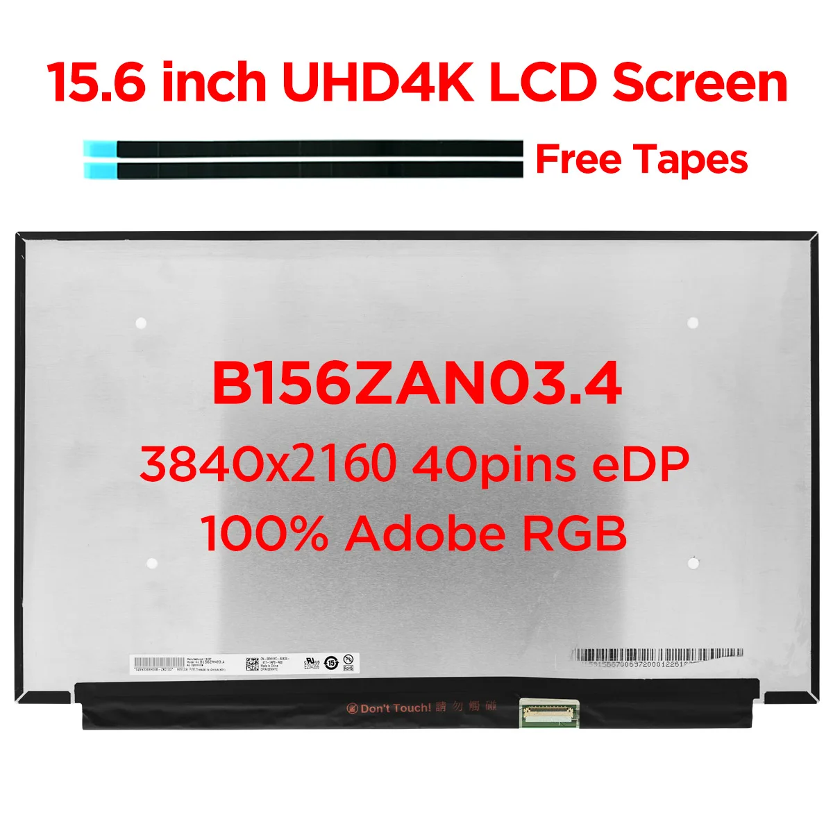 Оригинальный B156ZAN03.4 для ноутбука Dell Alienware M15 15 6 дюймов IPS UHD4K 3840x2160 ЖК экран 100% NTSC Adobe