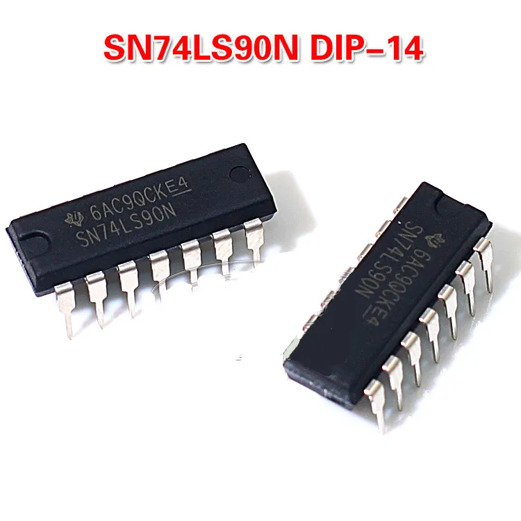 1 шт. абсолютно новый и оригинальный Sn74ls90n Dip 14 двойной/пятичастотный десятичный