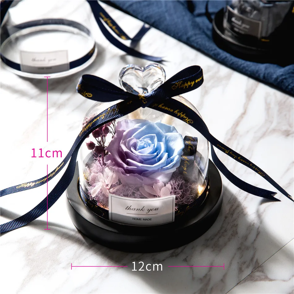 

Eternal Exclusive Rose in Glass Dome The Beauty and Beast Rose Romantic Valentine's Day Gifts Christmas' Gift Holiday Presents