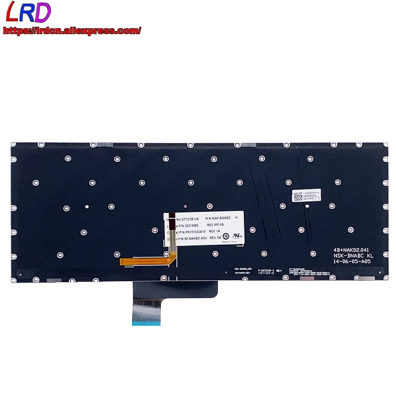 Новая Оригинальная английская клавиатура с подсветкой для ноутбука Lenovo Yoga 2 13