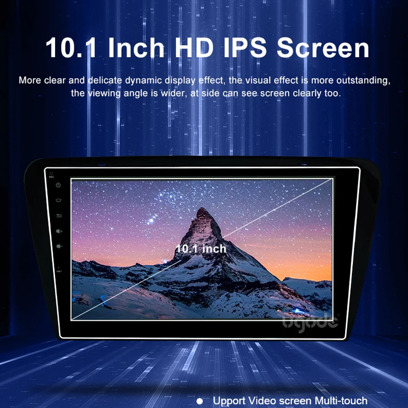 Автомобильный мультимедийный плеер Ugode GPS навигация 10 1 дюймовый экран монитор