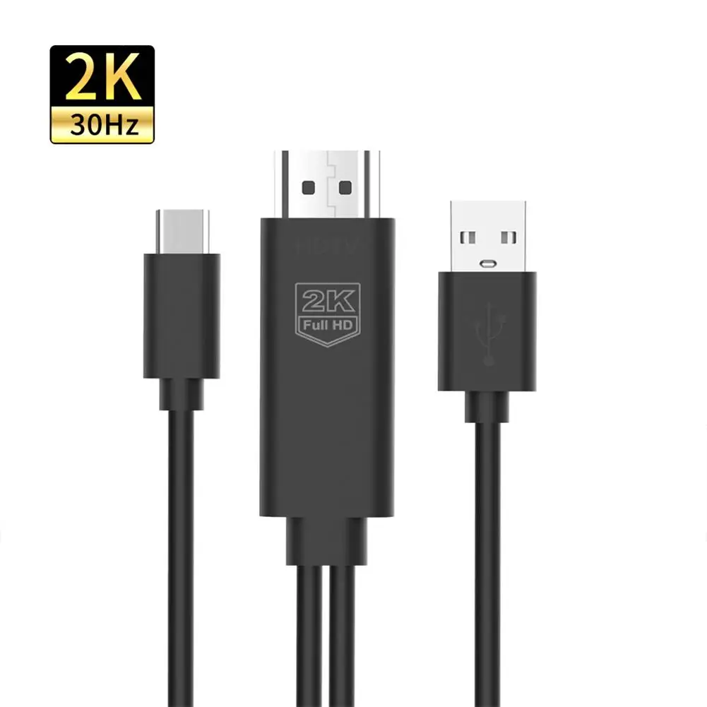 Кабель-адаптер с разъемами типа C и HDMI совместимый питанием от Android универсальная