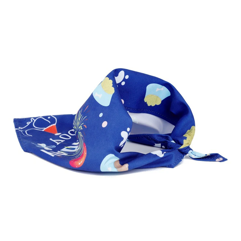 

Dog Bandana Bibs Pet Birthday Party Head Scarf Neckerchief Pet Cat Puppy Grooming Accessories Cute ely Triangular Collar #