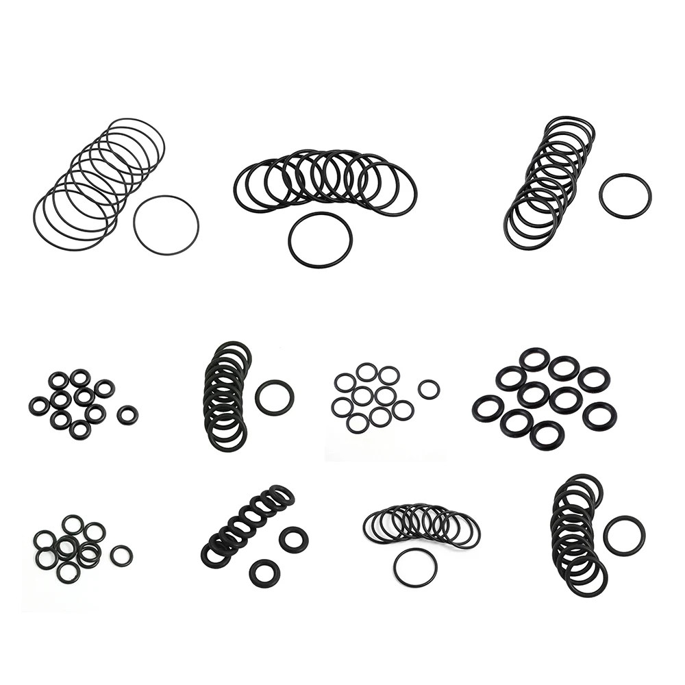 

10 pcs Black Rubber Oil Seal O Shaped Rings Seal washers