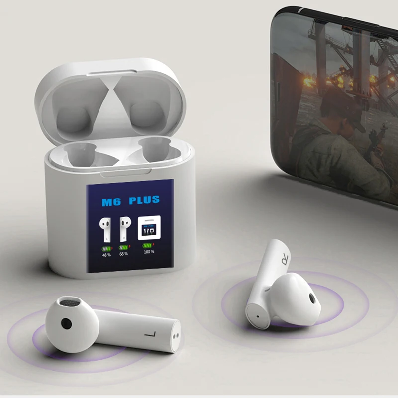 Bluetooth наушники беспроводные 5 0 вкладыши TWS гарнитуры для mi Air точек уровень шума