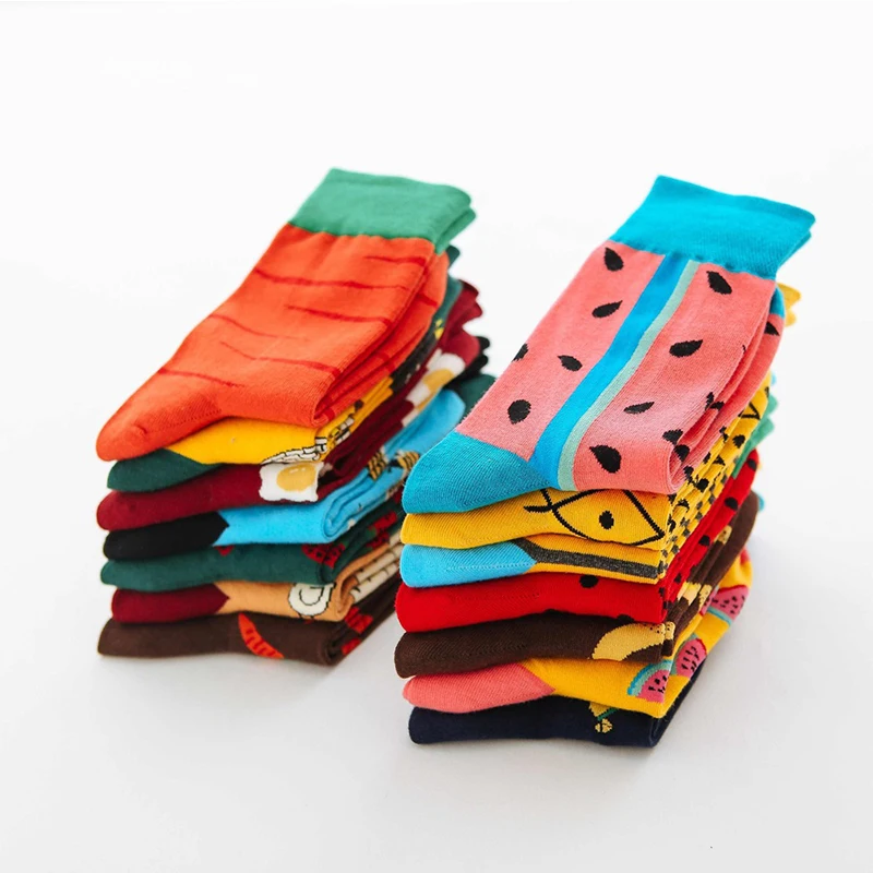 Женский хлопковый ponozky skarpety hombresy mujeres divertidos Halajuku calcetines humored creativos хип-хоп уличный стиль унисекс