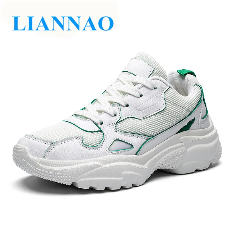 Новинка Дизайнерские кроссовки женская повседневная обувь на платформе модные