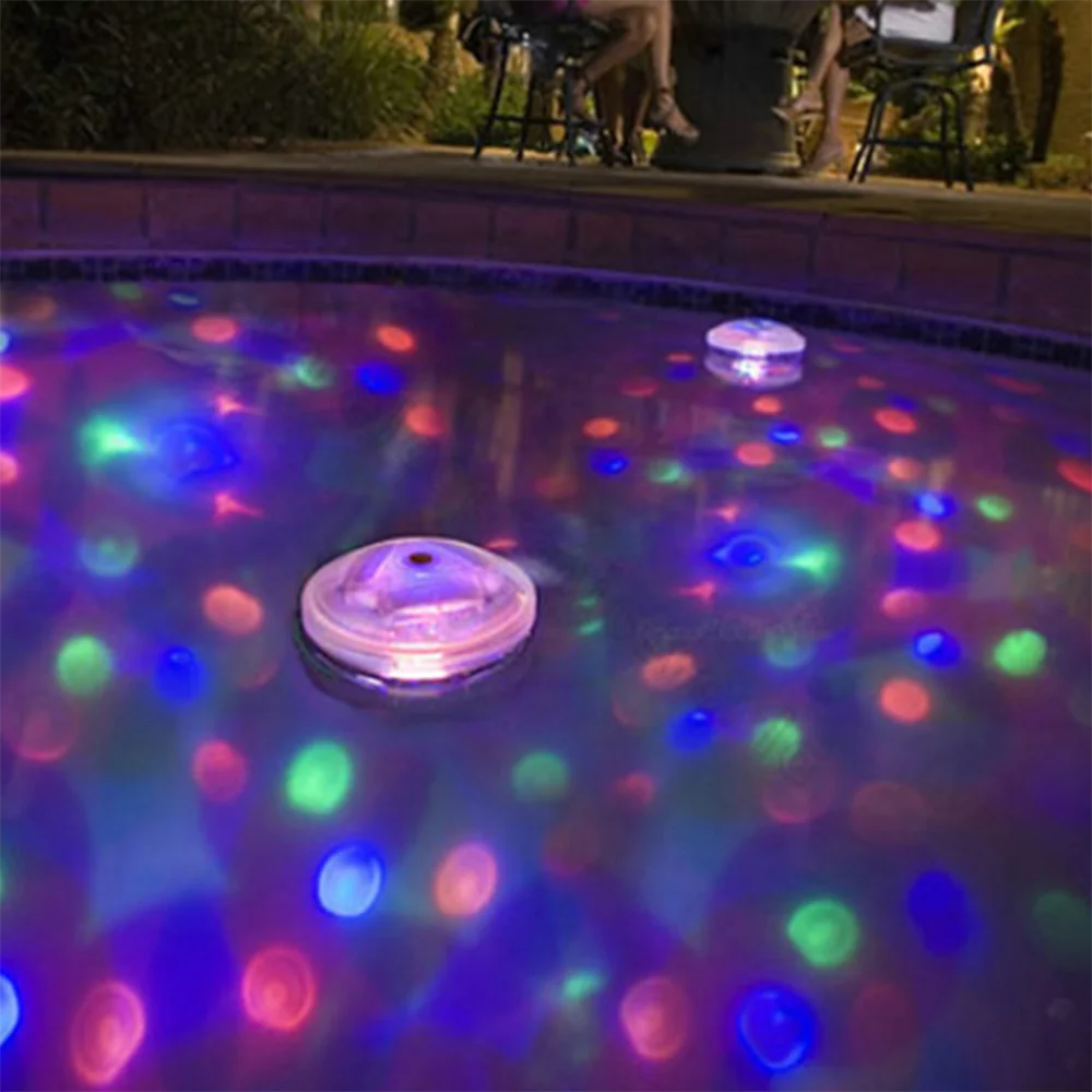 Водонепроницаемый плавающий бассейн подводный светильник для дискотеки спа