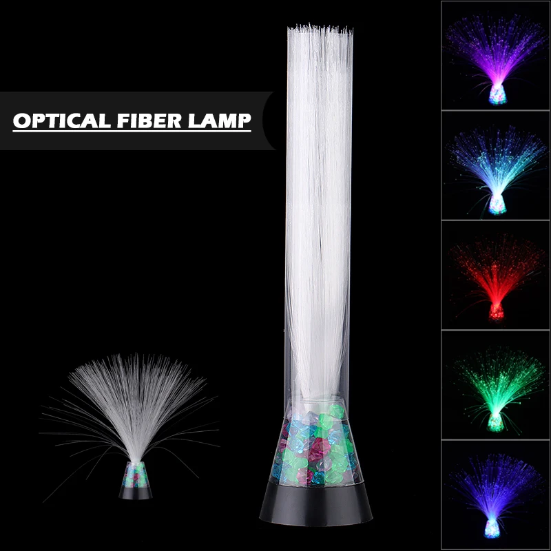 

LED Fibre Optic Light Starry Lamp Decor Fountain Colors Changing Relaxing Night Christmas Gifts Home Decoration Light