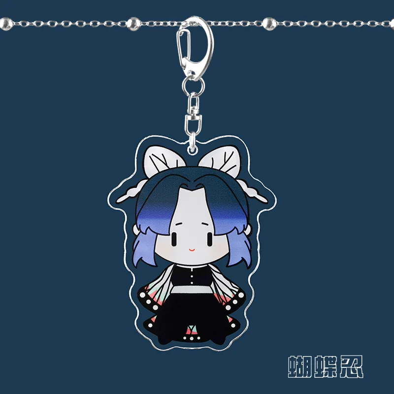 

Anime Demon Slayer Kimetsu no Yaiba Kamado Tanjirou Cosplay prop Keychain Kamado Nezuko Acrylic lovely key chains keyring 2020