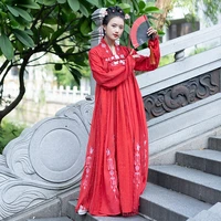 Chinese style wedding dress hanfu female heavy embroidery chest Ru skirt suit 6 meters place dust full-skirted dress