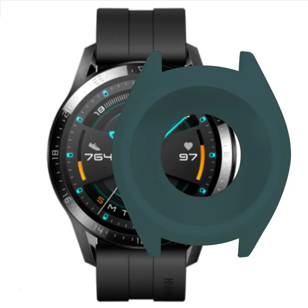 Мягкий силиконовый чехол из ТПУ для Huawei Watch GT 2 умный браслет защитная рамка GT2