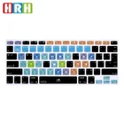 Чехол для клавиатуры HRH FL Studio с русскими клавишами, силиконовый чехол для MacBook Air Pro Retina 13, 15, 17 дюймов, защита для клавиатуры