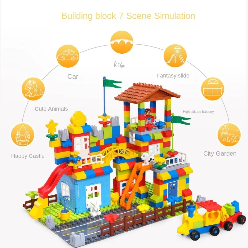 Новые детские строительные блоки головоломка сборка для мальчиков и девочек
