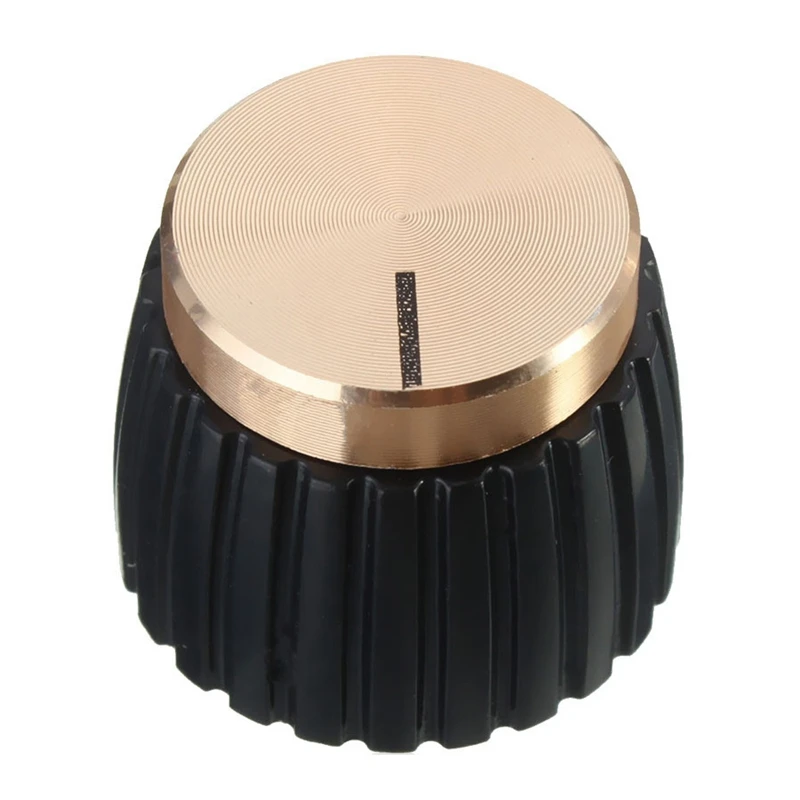 60X Guitar AMP Amplifier Knobs Push-On Black+Gold Cap For Marshall | Спорт и развлечения