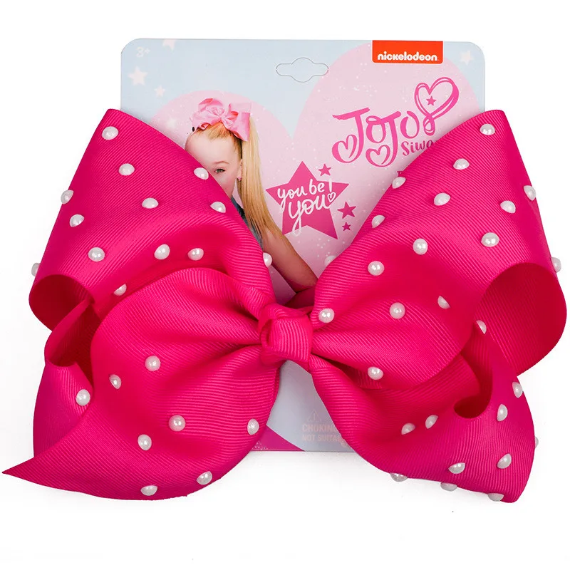 Заколка для волос с бантом и принтом 8 дюймов| |