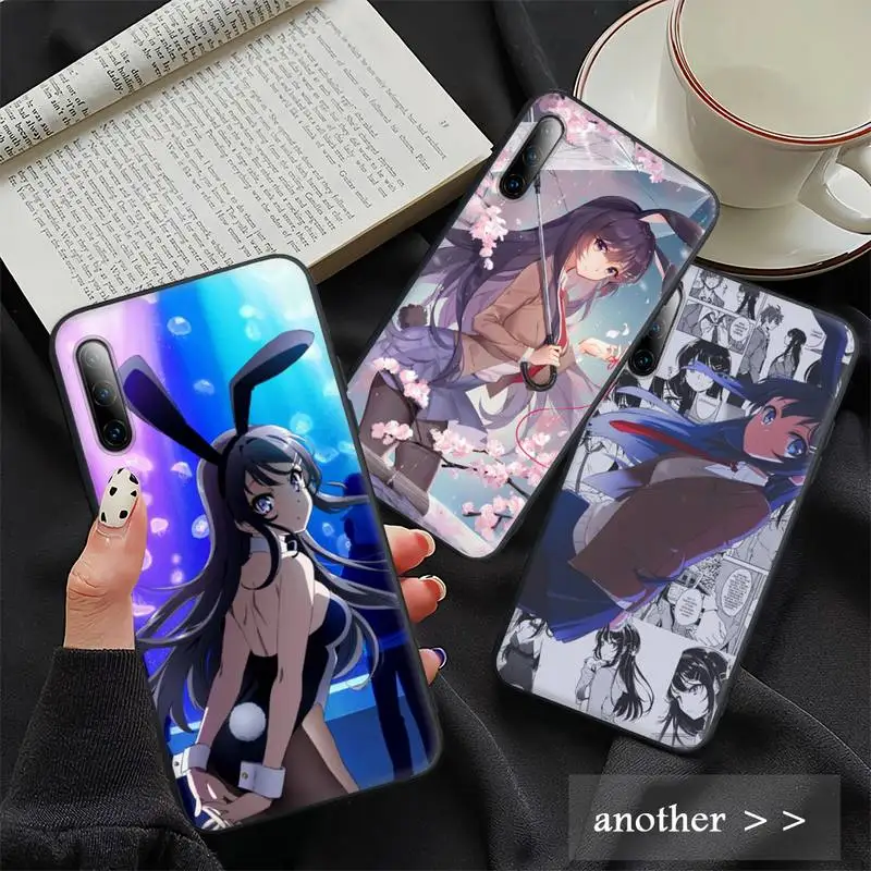 

Anime Mai Sakurajima Phone Case For Redmi Note 6 8 9 10 Pro 10 9s 8t 7 5A 5 4 4x Silicone Cover