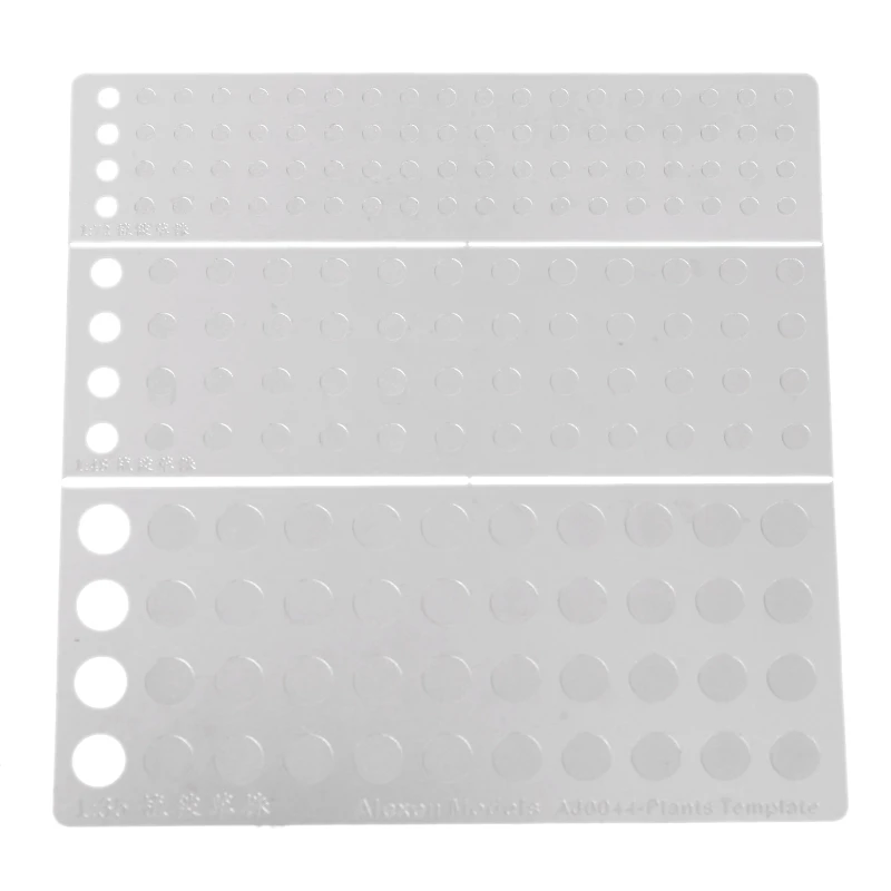 

1:72/1:48/1:35 Scale Static Grass Planting Template Tool for Flock Applicator