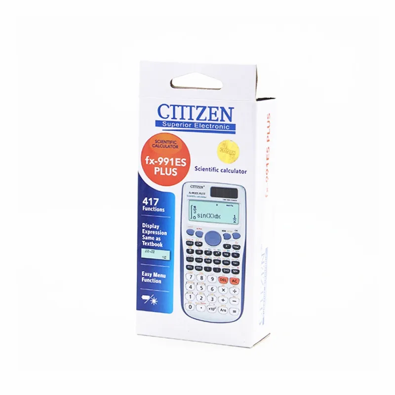 Совершенно FX-991ES-PLUS, научный калькулятор, функция для школьного офиса, два способа питания, студенческий обучающий калькулятор