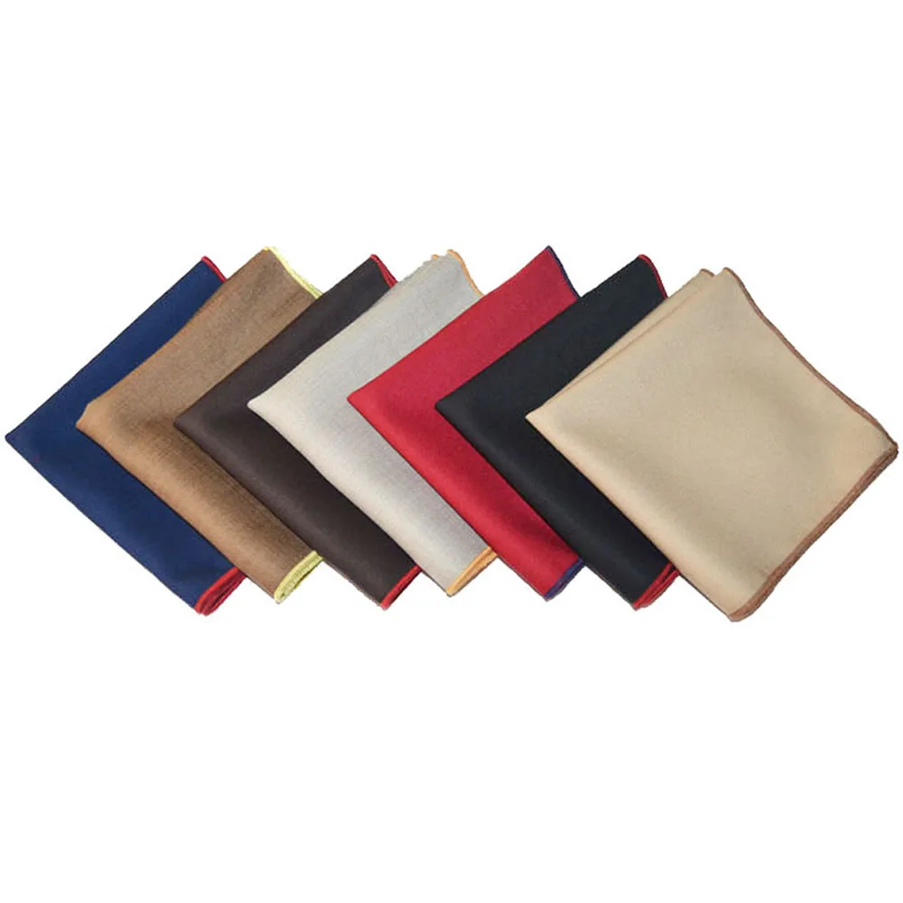 Мужской деловой носовой платок цветной рулон Карманный квадратный хлопок YXTIE0327 |