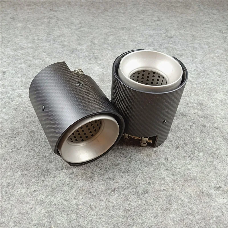

1 Piece Car Universal M Performance Nozzles For M2 F87 M3 F80 M4 F82 F83 M135i M235i M335i M240i Carbon Fiber Muffler Tip