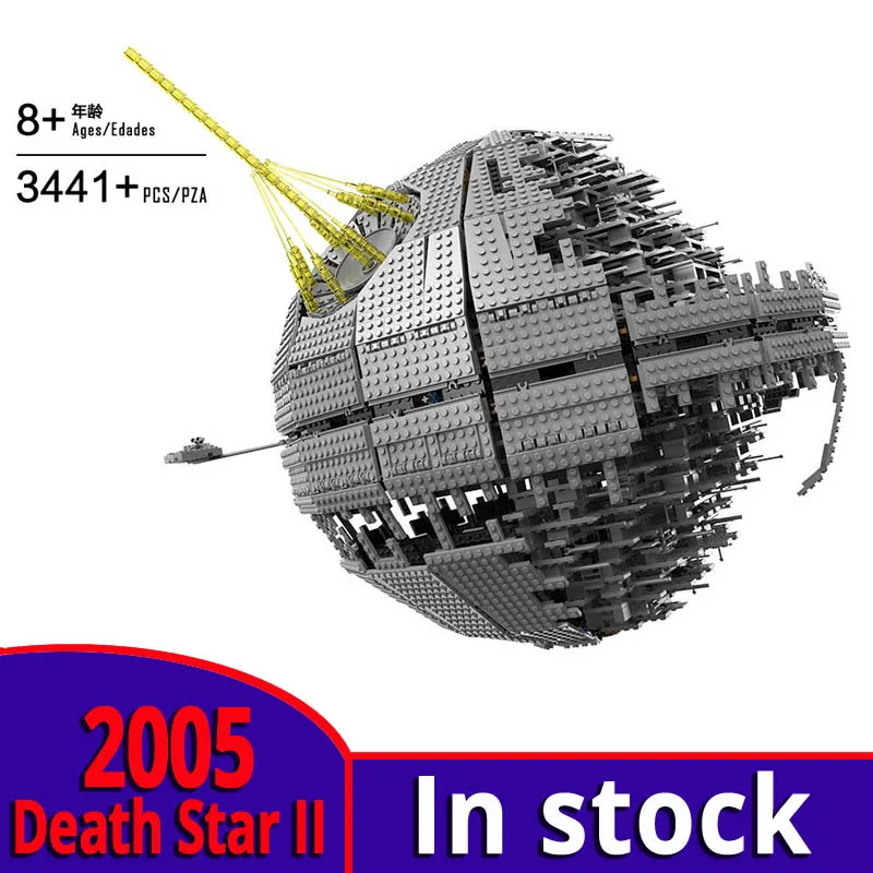 10143 звездная серия 05026 модель Death Star II Совместимость со строительными блоками StarWar