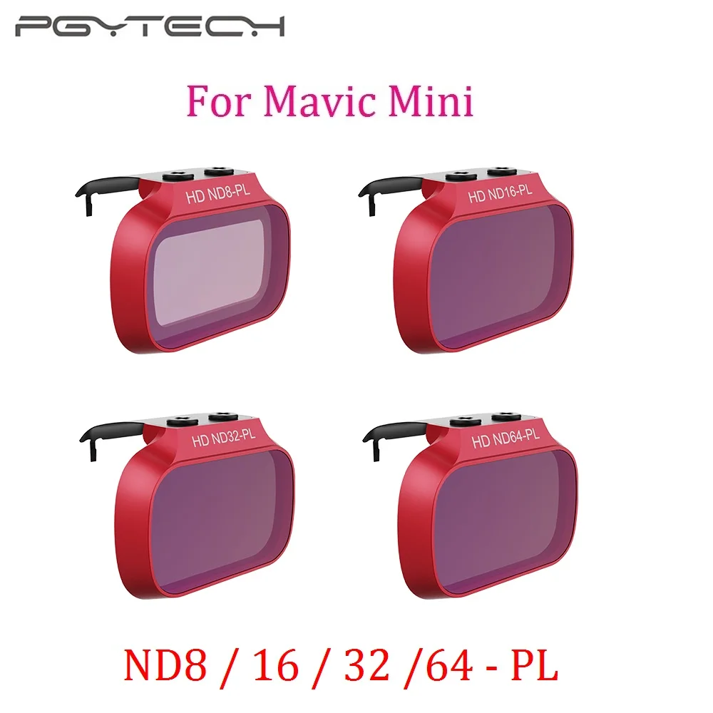 Набор профессиональных фильтров для объектива PGYTECH Mavic Mini ND8/16/32/64 PL аксессуары